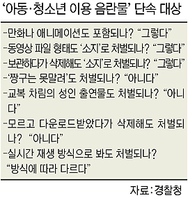 아동 음란물… 이런 경우엔 처벌받는다 | 세계일보