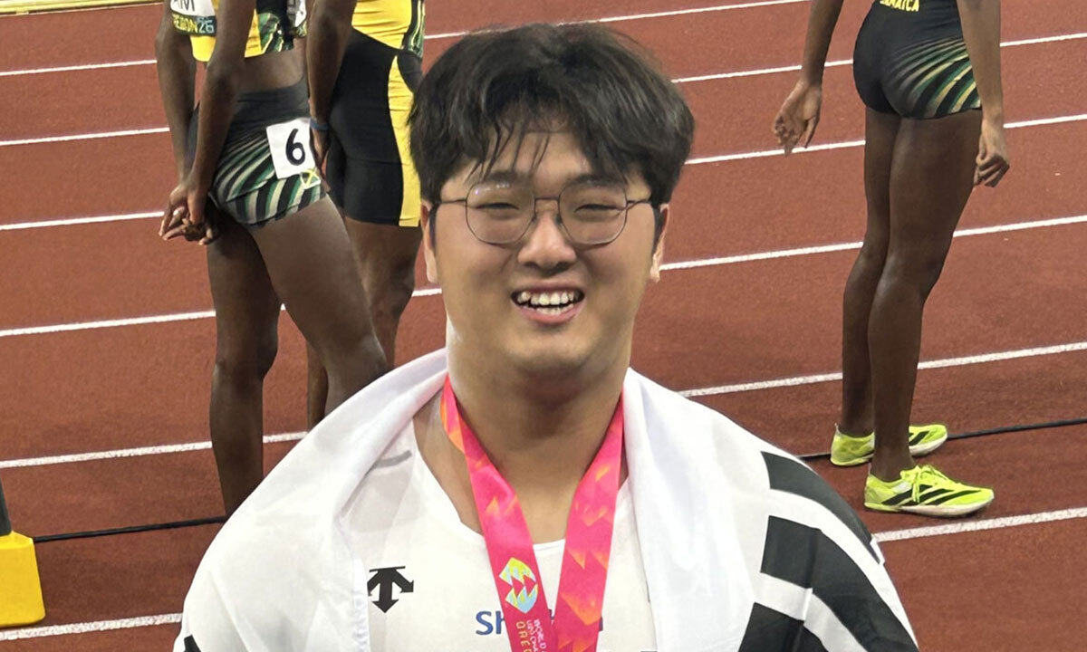 ‘토르’ 박시훈, U-20 세계선수권 투포환 銀