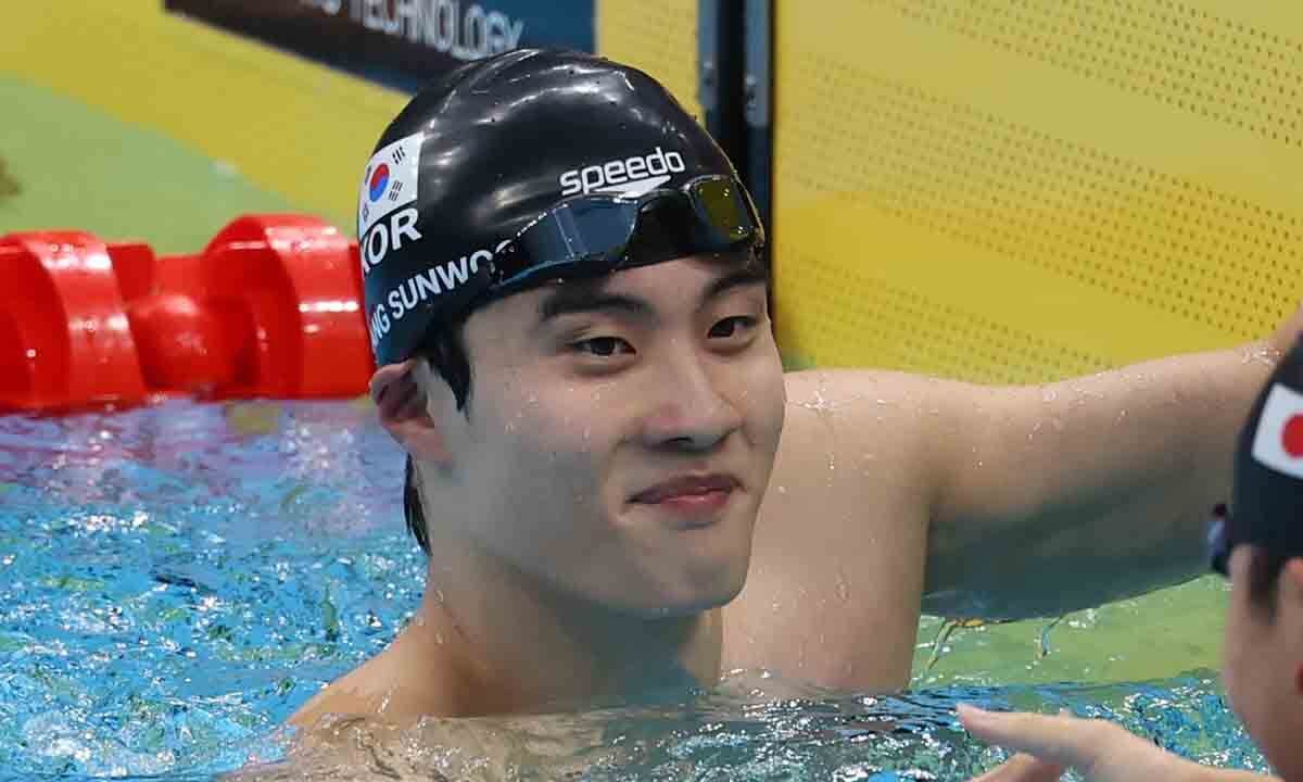 황선우, 자유형 200ｍ 2연패 정조준…